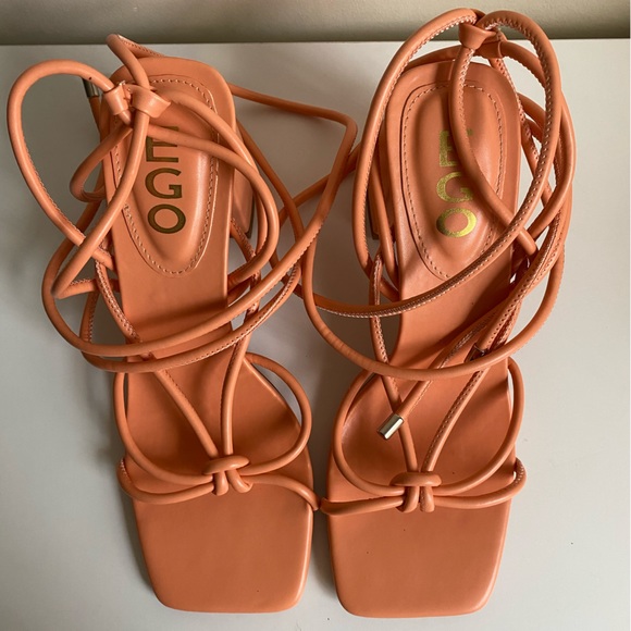 Ego Shoes Ballerine Knotted Strappy Detail Lace Up Sandals size 7 US - Picture 3 of 7